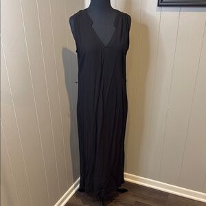 GAP Women’s Small Elegant Black Sleeveless Maxi Dress